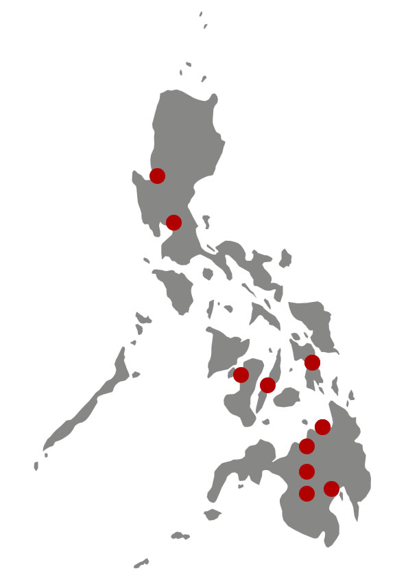Map of Philippine Congregations